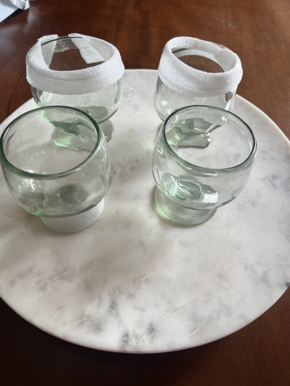 Anthropologie glasss small and large